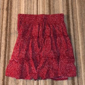 Red and White Princess Polly Skirt